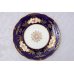 画像6: アンティーク陶磁器 1891年ー1920年 コールポート コバルトブルー 手描きの金彩とお花 デザートプレート6枚&サンドイッチプレート セット