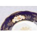 画像15: アンティーク陶磁器 1891年ー1920年 コールポート コバルトブルー 手描きの金彩とお花 デザートプレート6枚&サンドイッチプレート セット